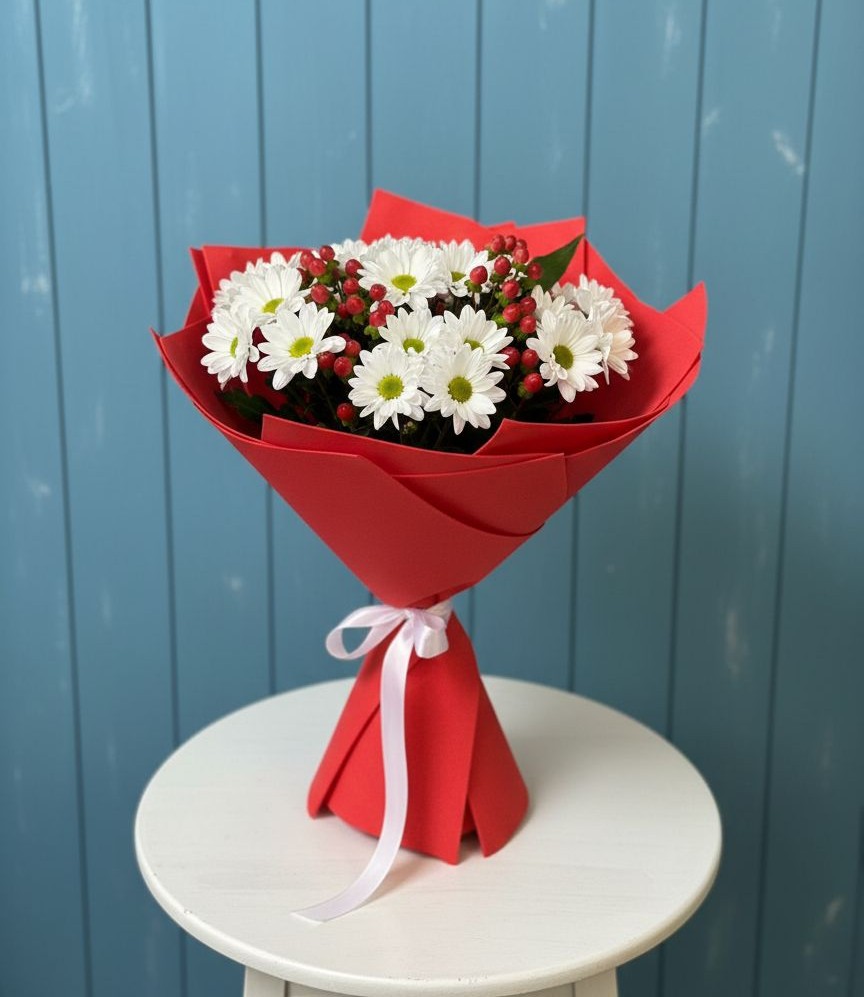 Букет цветов из: Хризантемы в Кувандыке