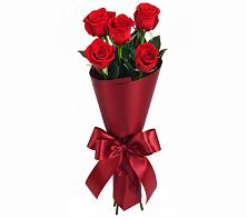 Букет 5 Красных роз Эдлесс Лав в Кувандыке