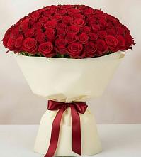 Букет 101 Красная роза Милано в Кувандыке