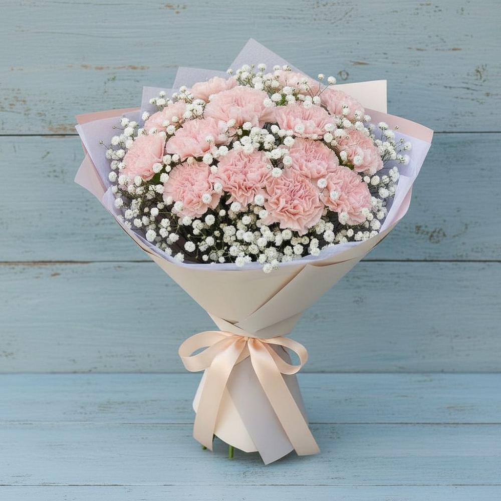 Букет цветов из: Гвоздики в Кувандыке