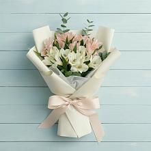 Букет цветов из:  Альстромерии в Кувандыке