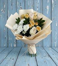 Букет цветов из:  Розы и Хризантемы #REPLACE_PRED# Кувандыке