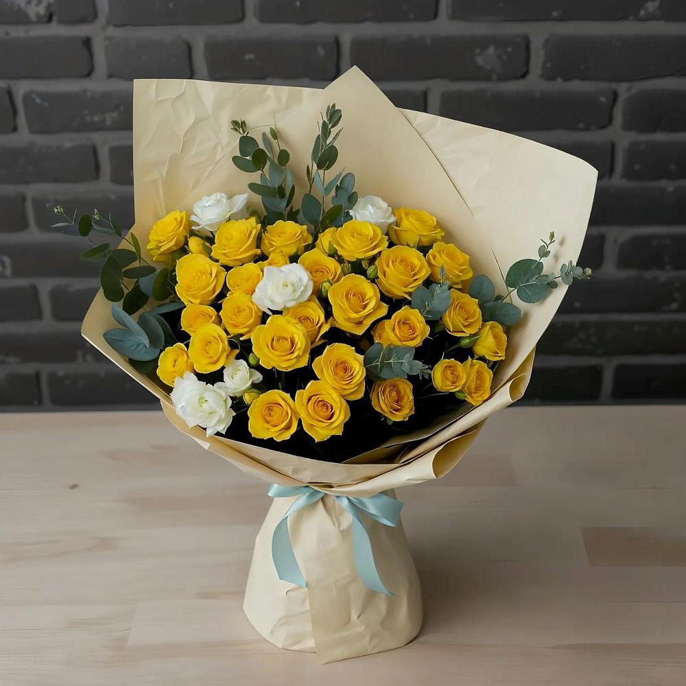 Букет цветов из: Розы в Кувандыке