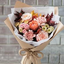Букет цветов из:  Гвоздики, Хризантемы и Розы #REPLACE_PRED# Кувандыке
