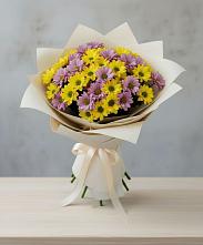 Букет цветов из:  Хризантемы #REPLACE_PRED# Кувандыке