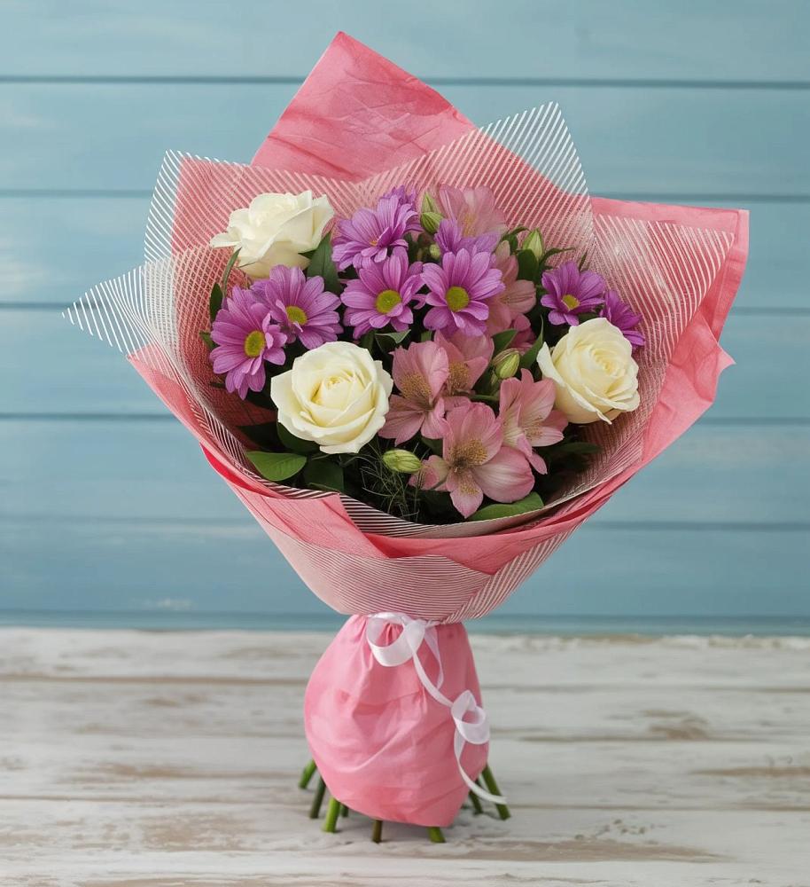 Букет цветов из: Герберы в Кувандыке