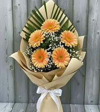 Букет цветов из:  Герберы в Кувандыке